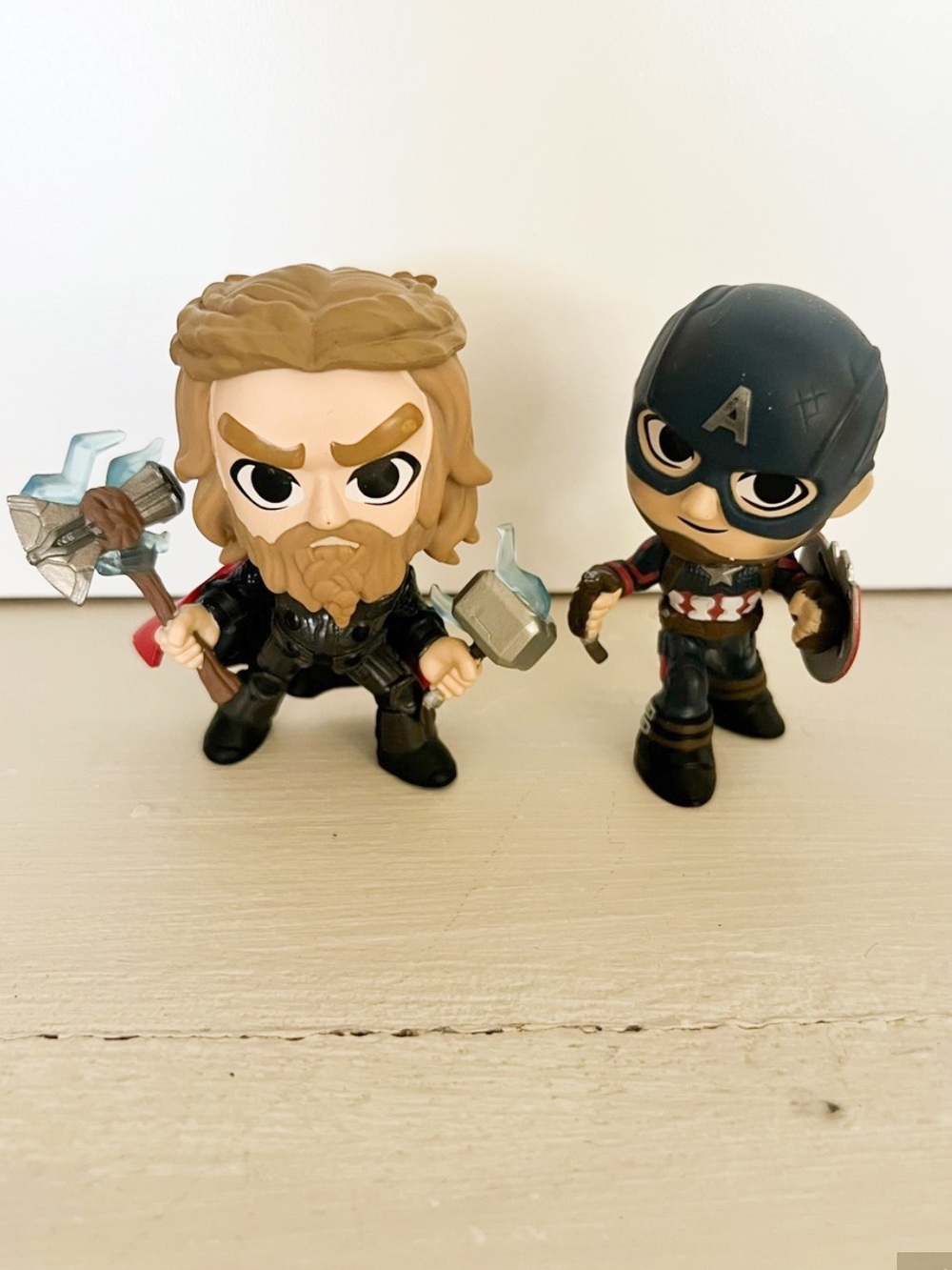 Marvel Thor & Captain America Vinyl Figure Bundle Avengers Collectible bundle